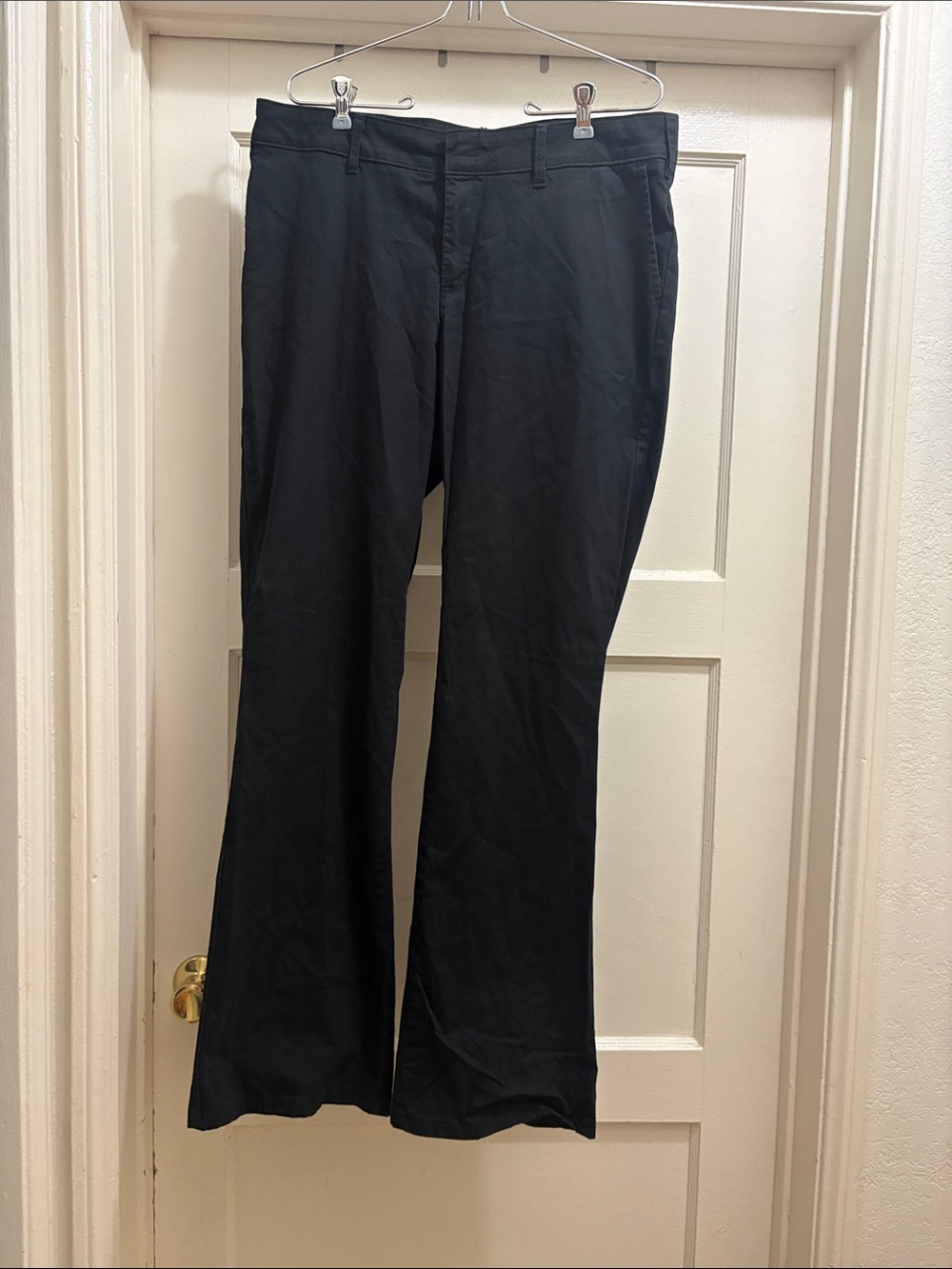 Dickies Women's Black Boot Cut Work Pants